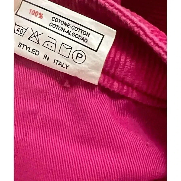 Miss Sixty Womens Easy Oliver Trousers Corduroy Pants Sz 29 Y2K Barbiecore Long - Picture 11 of 16